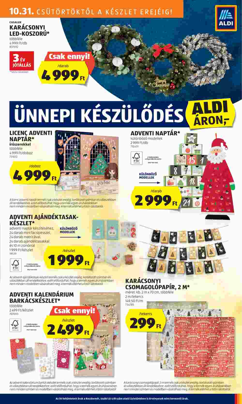 Aldi akciós újság 2024.10.31-től - 25. oldal.