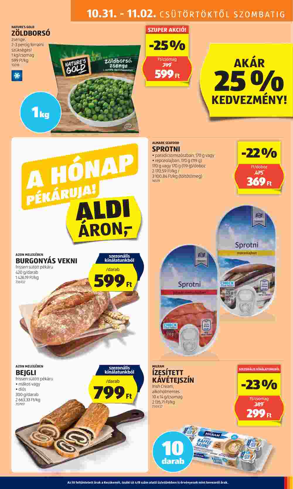 Aldi akciós újság 2024.10.31-től - 9. oldal.