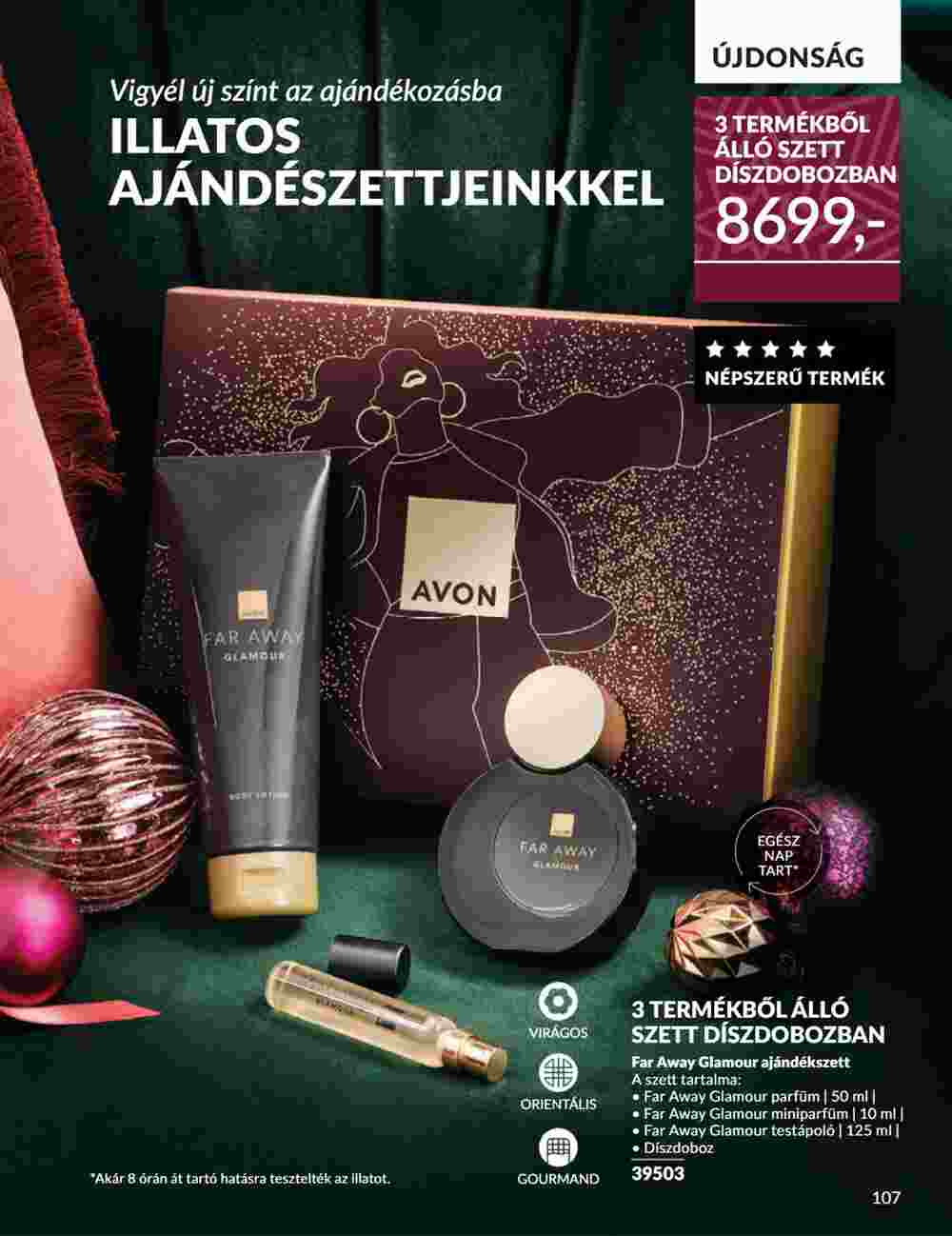 Avon akciós újság 2024.11.01-től - 107. oldal.