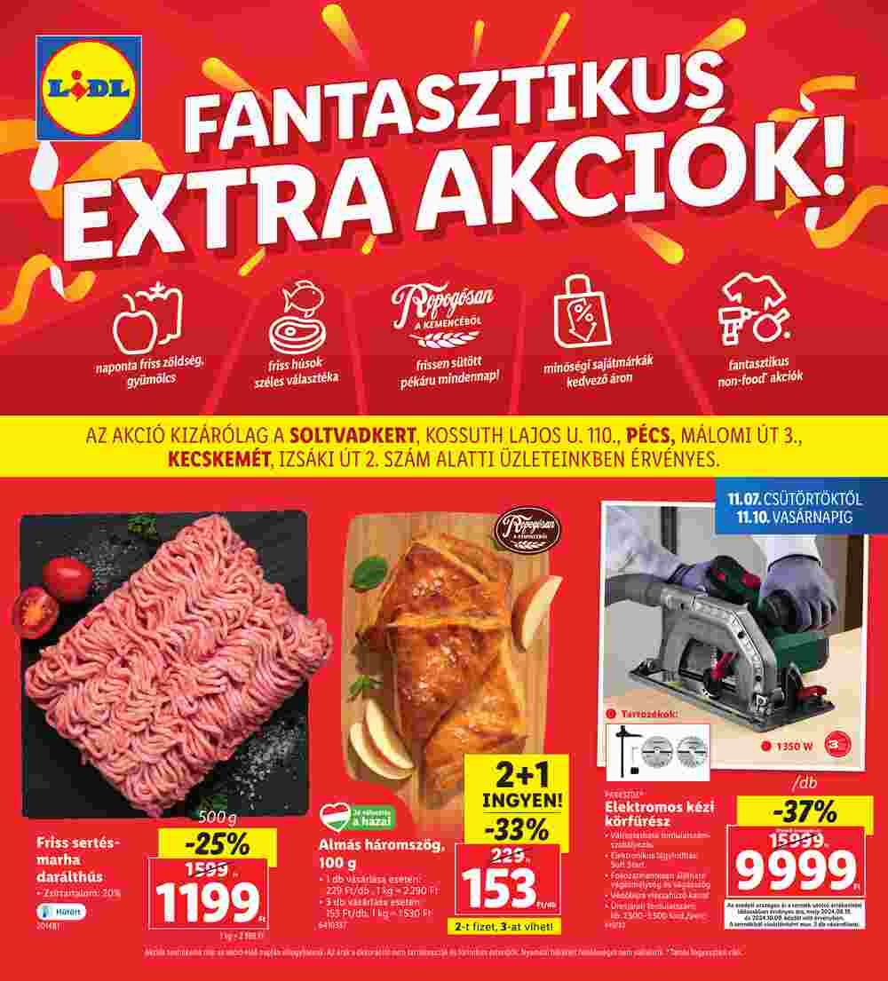 Lidl akciós újság 2024.11.07-től - 1. oldal.