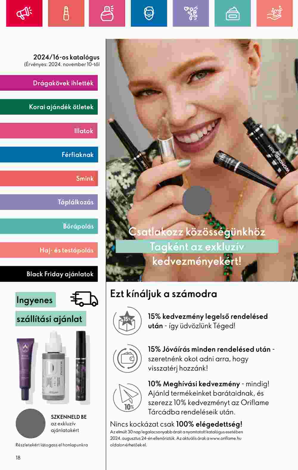 Oriflame akciós újság 2024.11.10-től - 18. oldal.