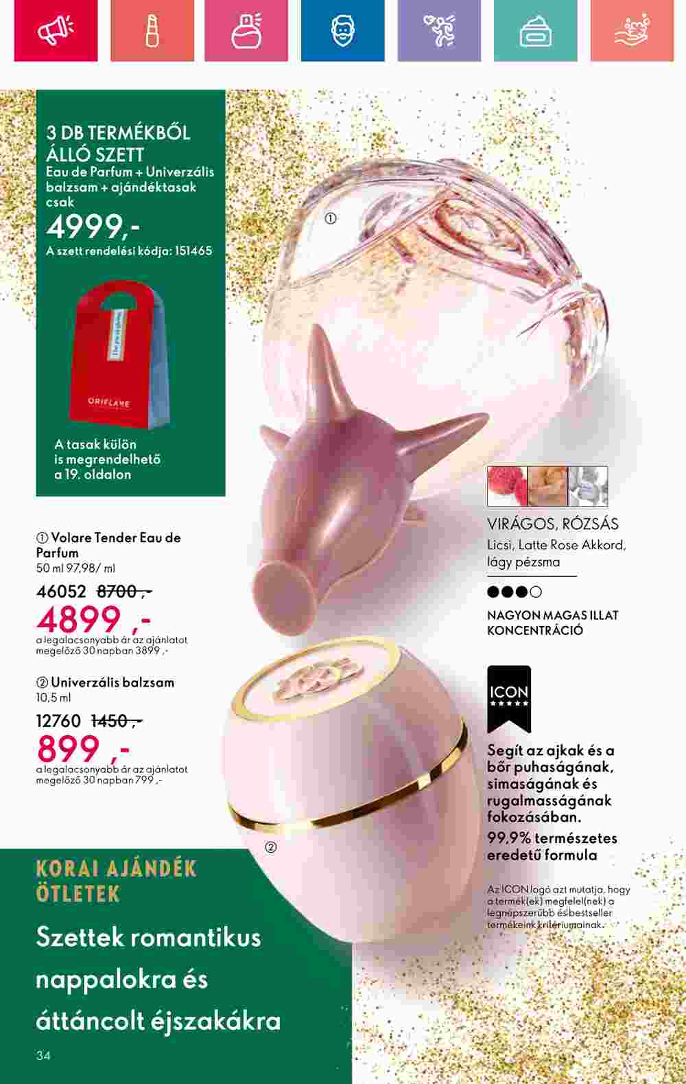 Oriflame akciós újság 2024.11.10-től - 34. oldal.