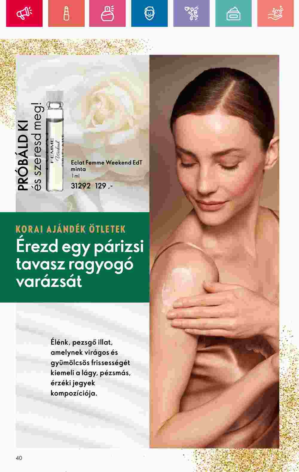 Oriflame akciós újság 2024.11.10-től - 40. oldal.