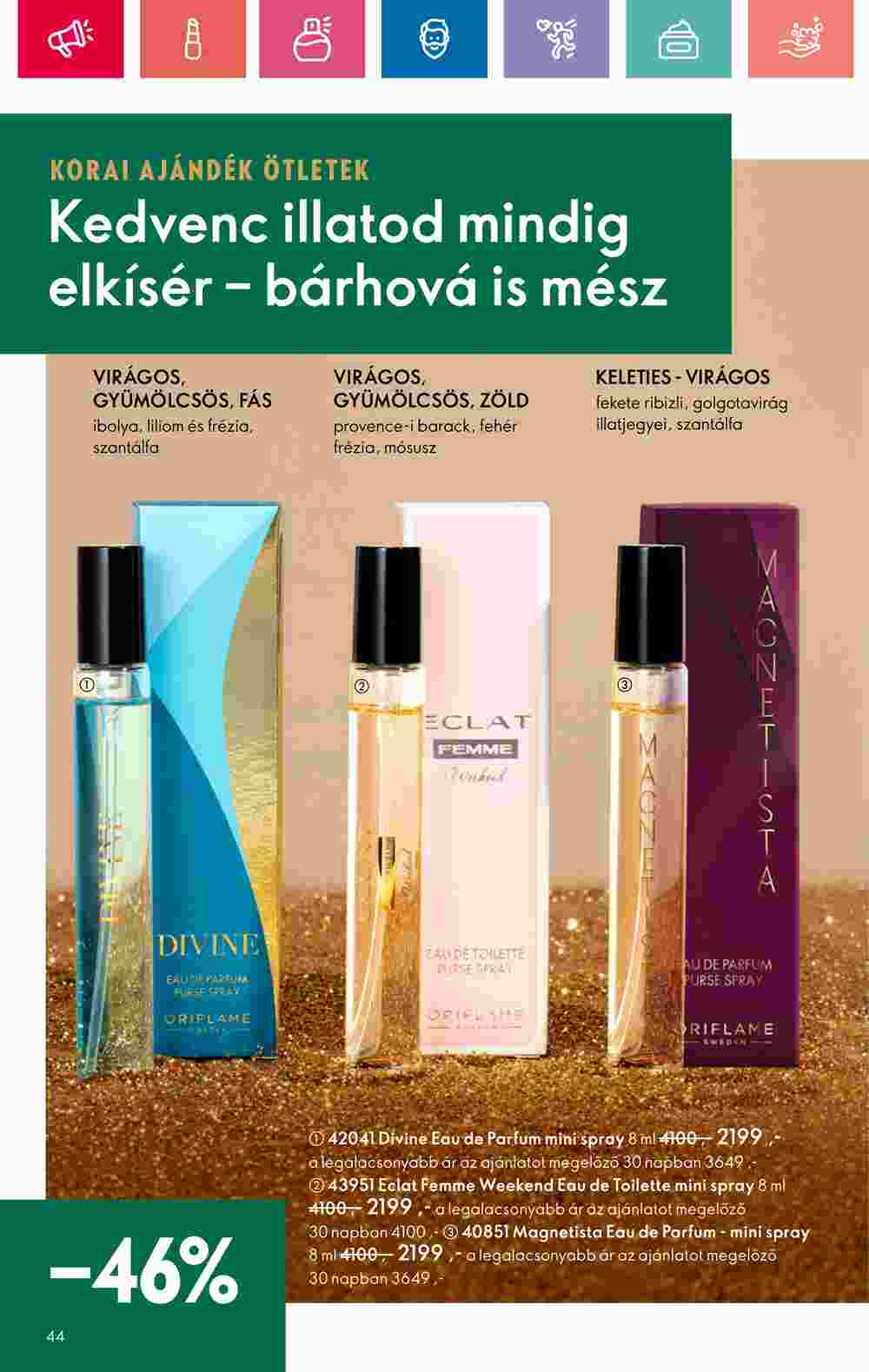 Oriflame akciós újság 2024.11.10-től - 44. oldal.