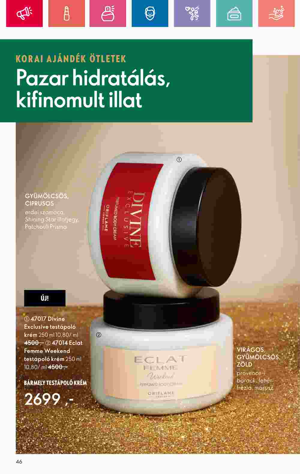 Oriflame akciós újság 2024.11.10-től - 46. oldal.