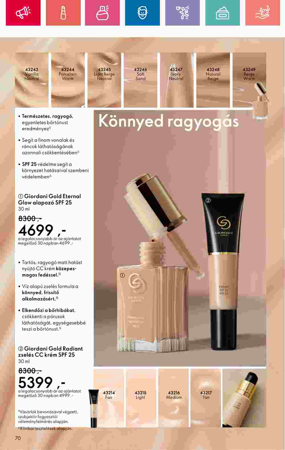 Oriflame akciós újság 2024.11.10-től - 70. oldal.