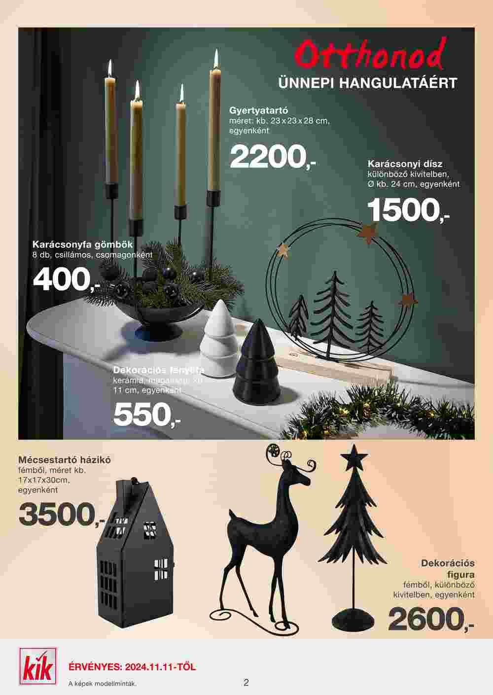 KIK akciós újság 2024.11.11-től - 2. oldal.
