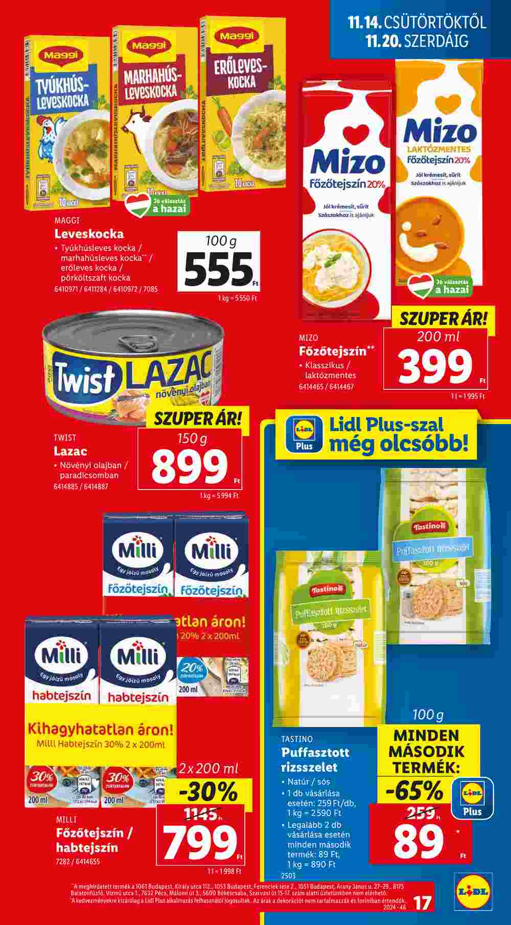 Lidl akciós újság 2024.11.14-től - 17. oldal.