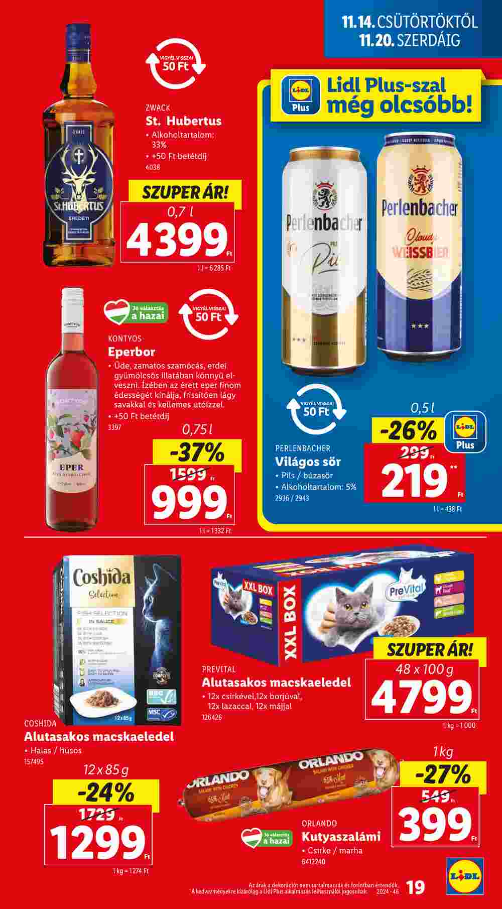 Lidl akciós újság 2024.11.14-től - 19. oldal.