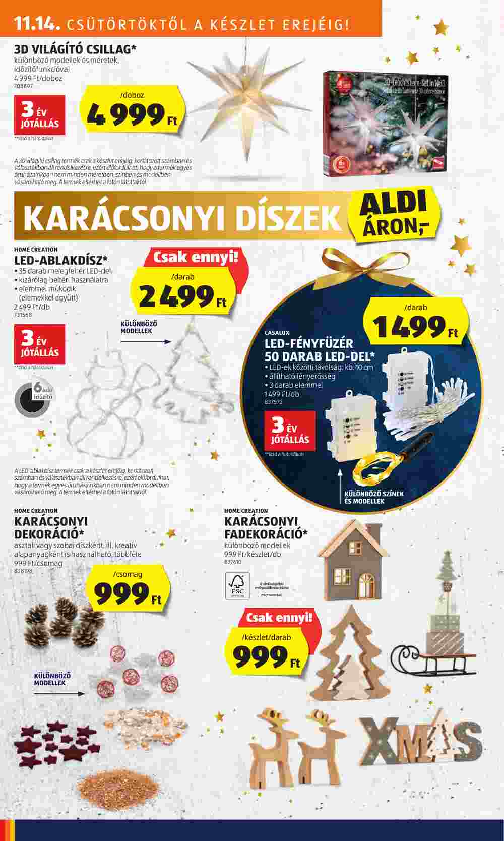 Aldi akciós újság 2024.11.14-től - 22. oldal.