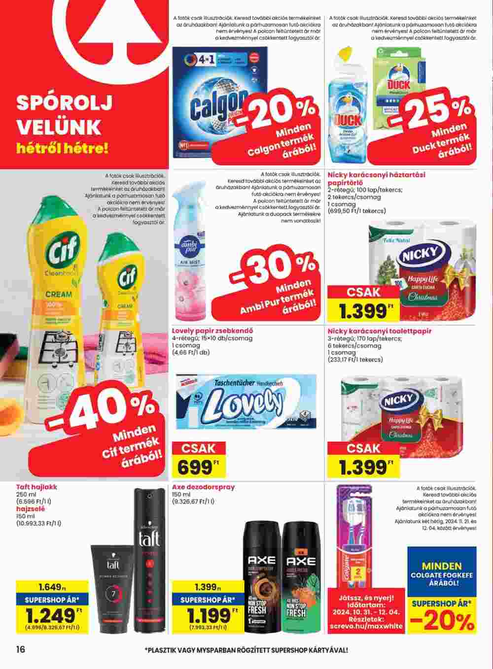 Spar akciós újság 2024.11.21-től - 16. oldal.