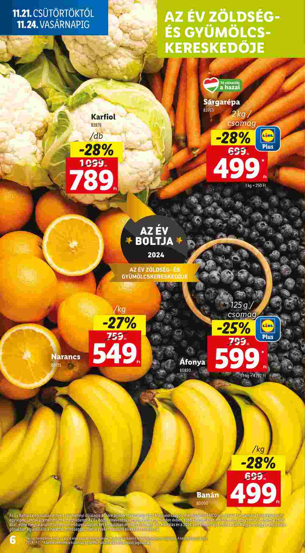 Lidl akciós újság 2024.11.21-től - 6. oldal.