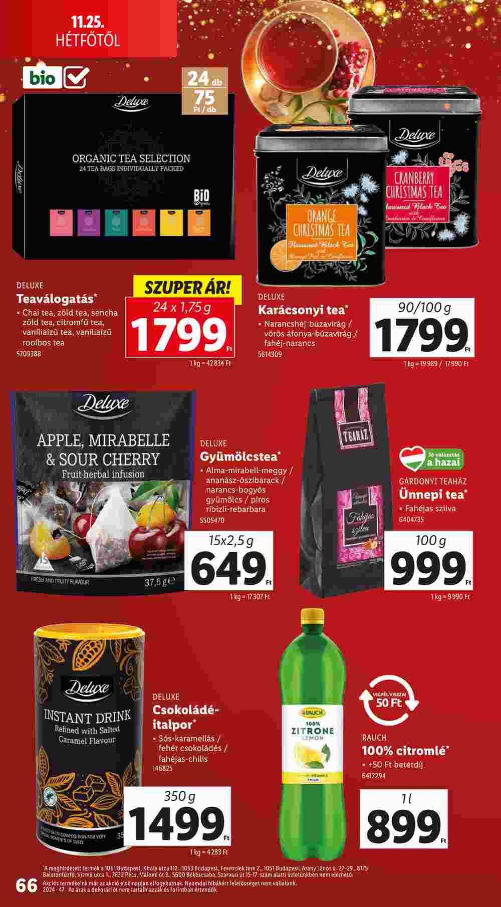 Lidl akciós újság 2024.11.21-től - 66. oldal.