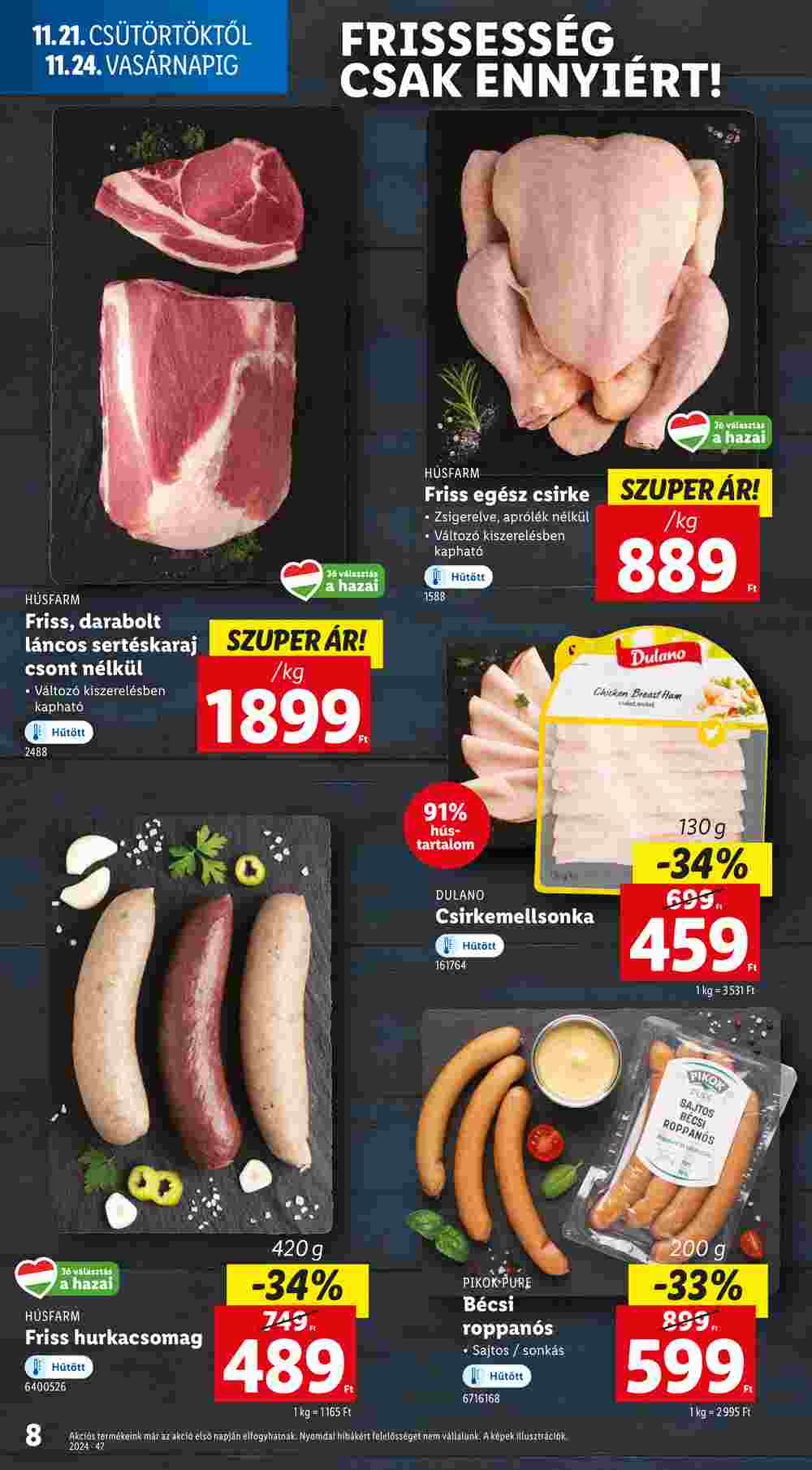 Lidl akciós újság 2024.11.21-től - 8. oldal.