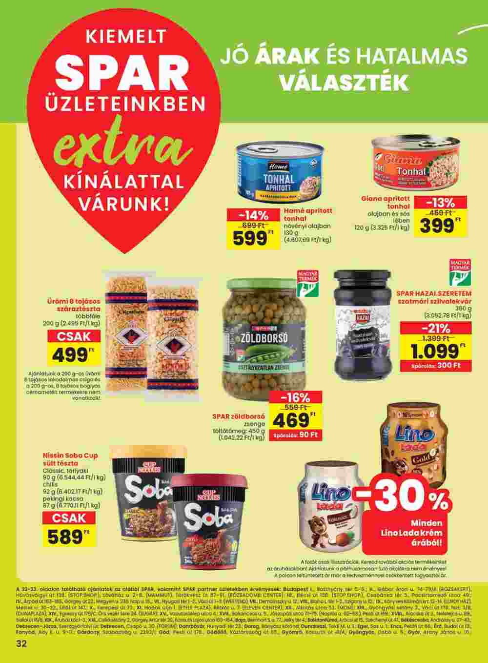 Spar Extra akciós újság 2024.11.28-tól - 5. oldal.