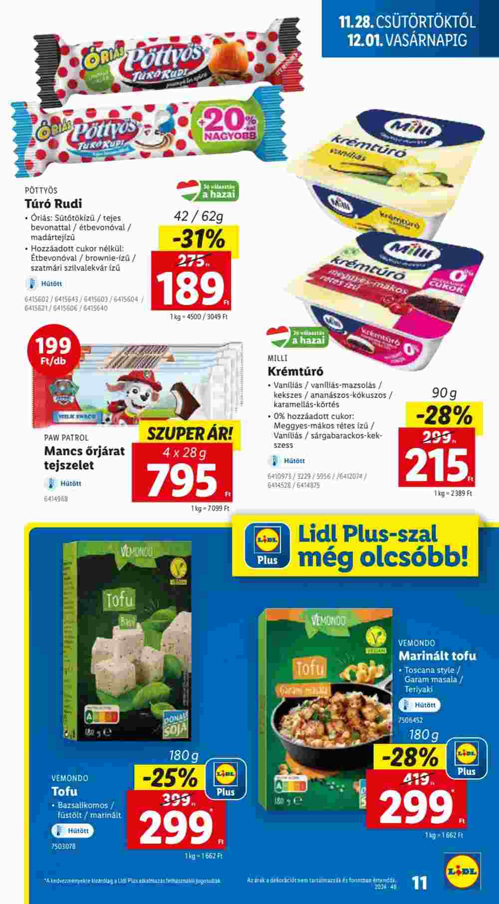 Lidl akciós újság 2024.11.28-tól - 11. oldal.