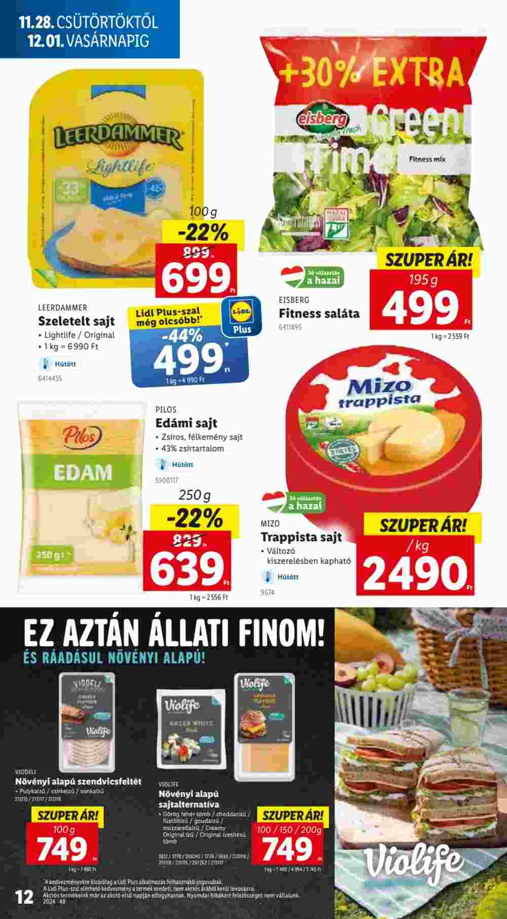 Lidl akciós újság 2024.11.28-tól - 12. oldal.