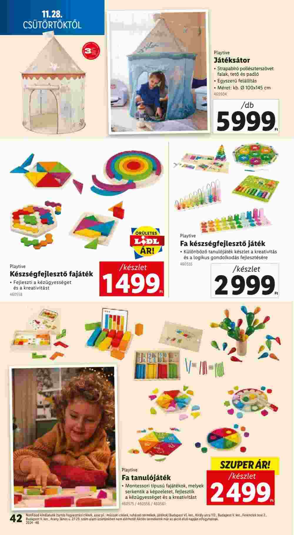 Lidl akciós újság 2024.11.28-tól - 42. oldal.