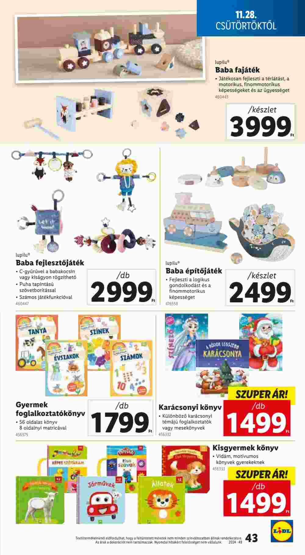 Lidl akciós újság 2024.11.28-tól - 43. oldal.