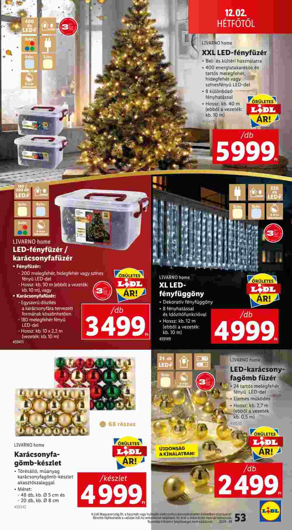 Lidl akciós újság 2024.11.28-tól - 53. oldal.