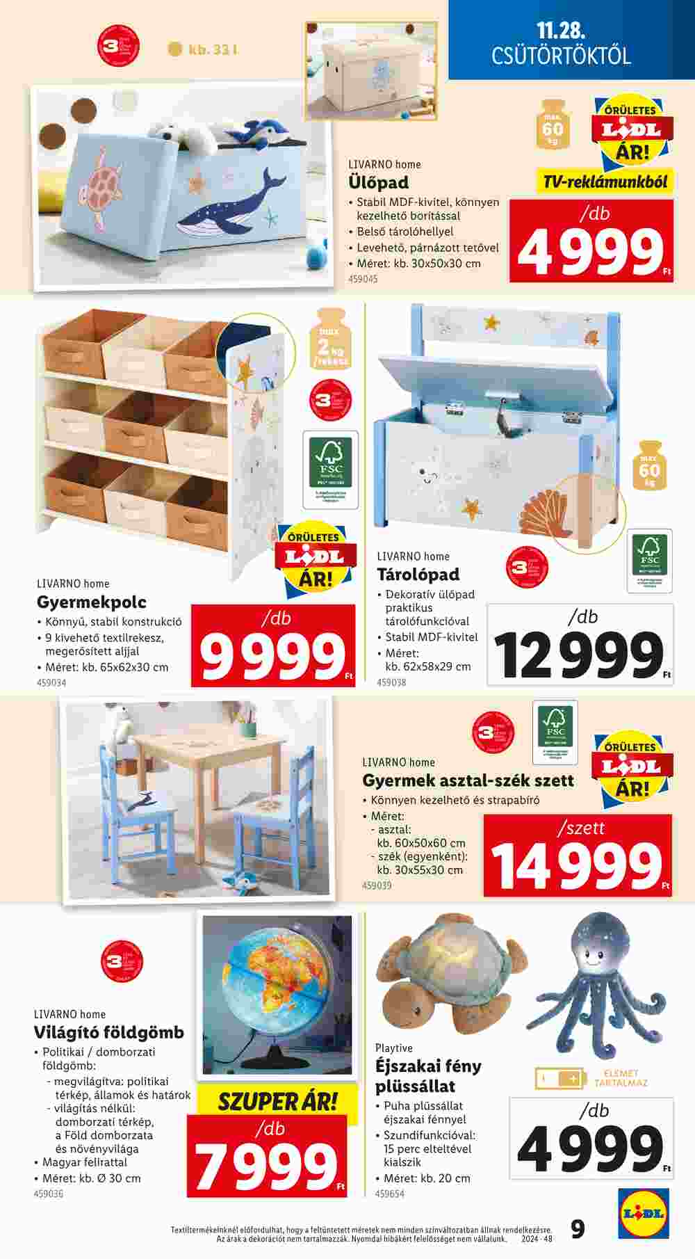 Lidl akciós újság 2024.11.28-tól - 9. oldal.