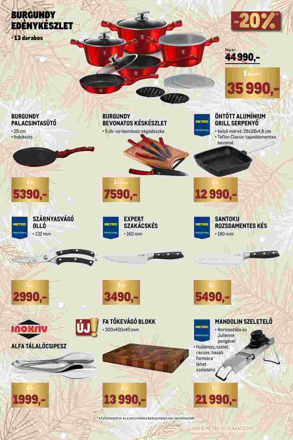 METRO akciós újság 2024.12.01-től - 48. oldal.