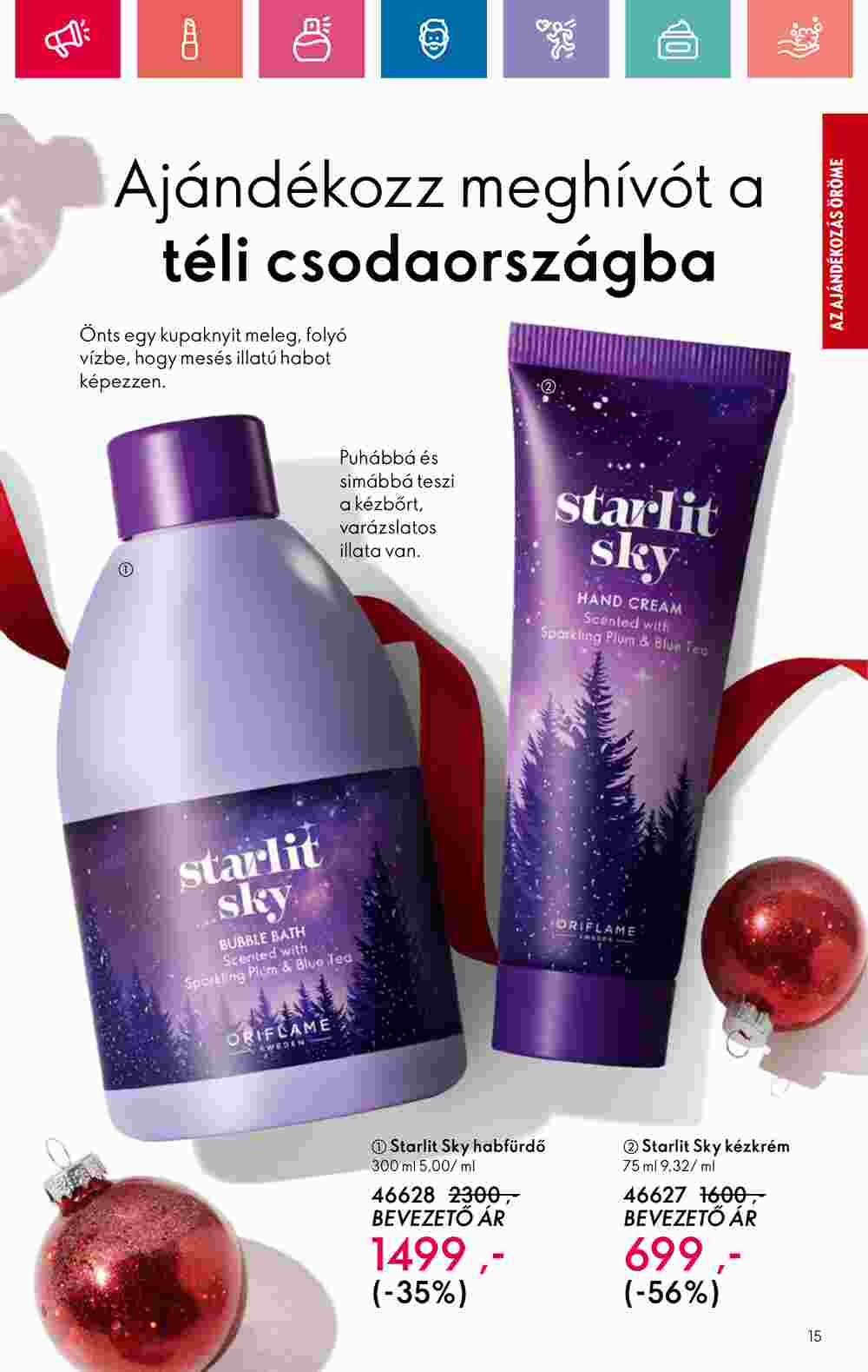 Oriflame akciós újság 2024.12.01-től - 15. oldal.