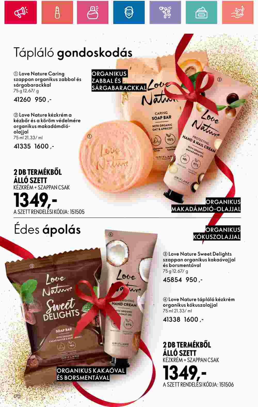 Oriflame akciós újság 2024.12.01-től - 170. oldal.