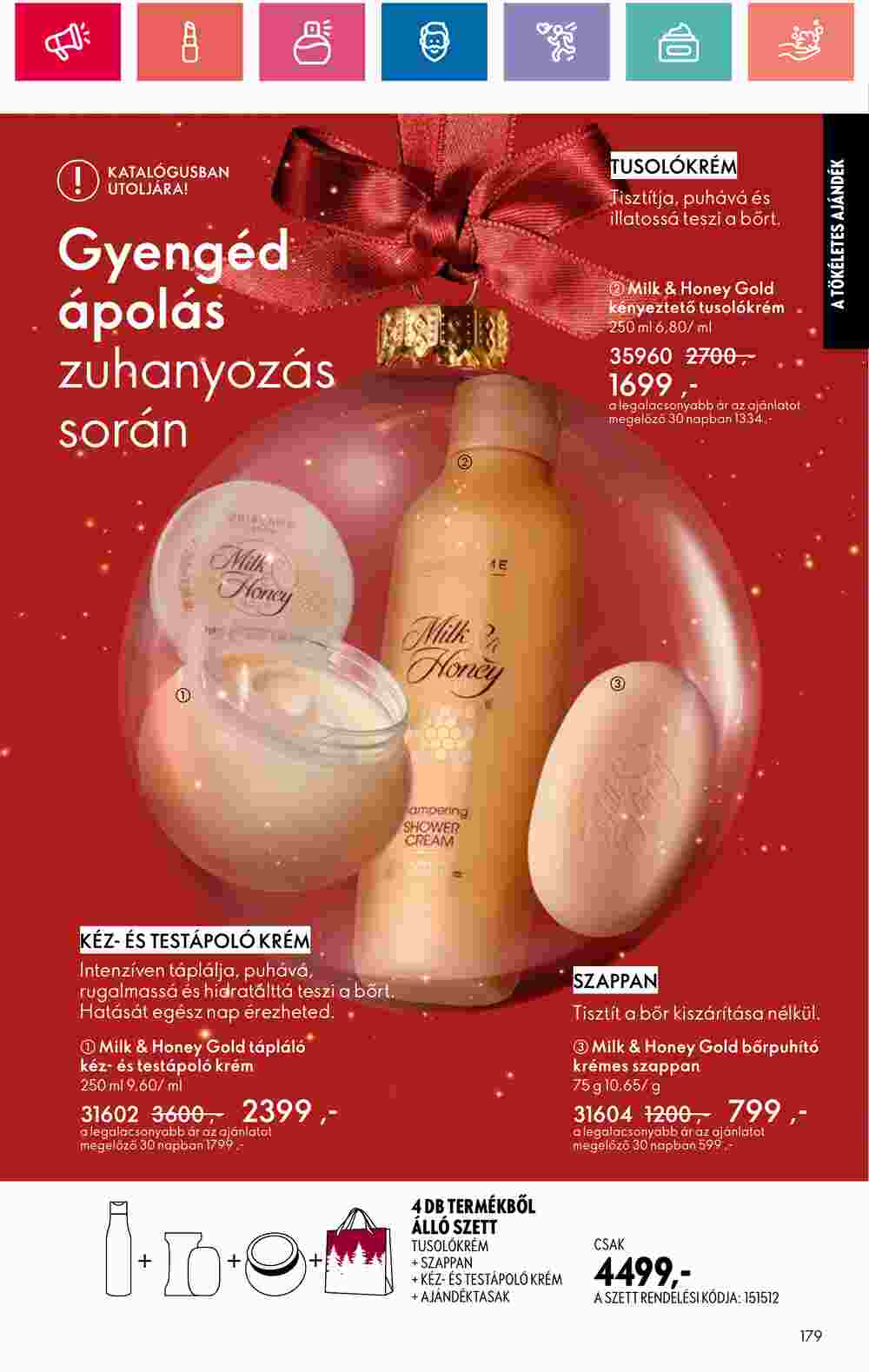 Oriflame akciós újság 2024.12.01-től - 179. oldal.