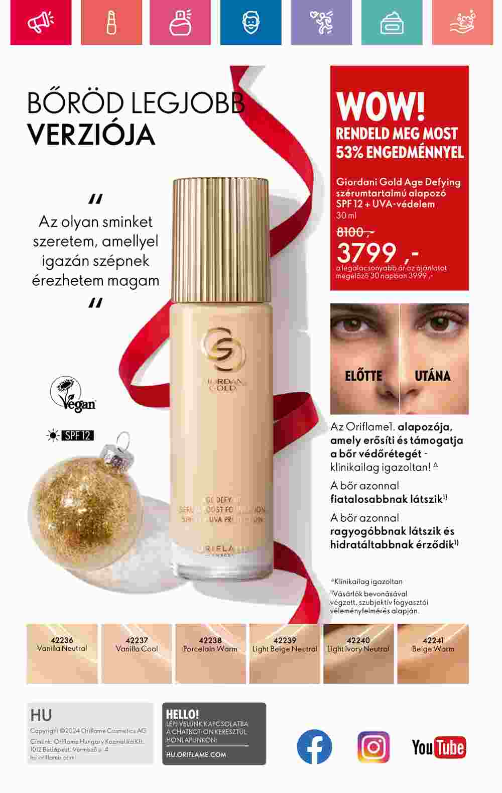 Oriflame akciós újság 2024.12.01-től - 180. oldal.