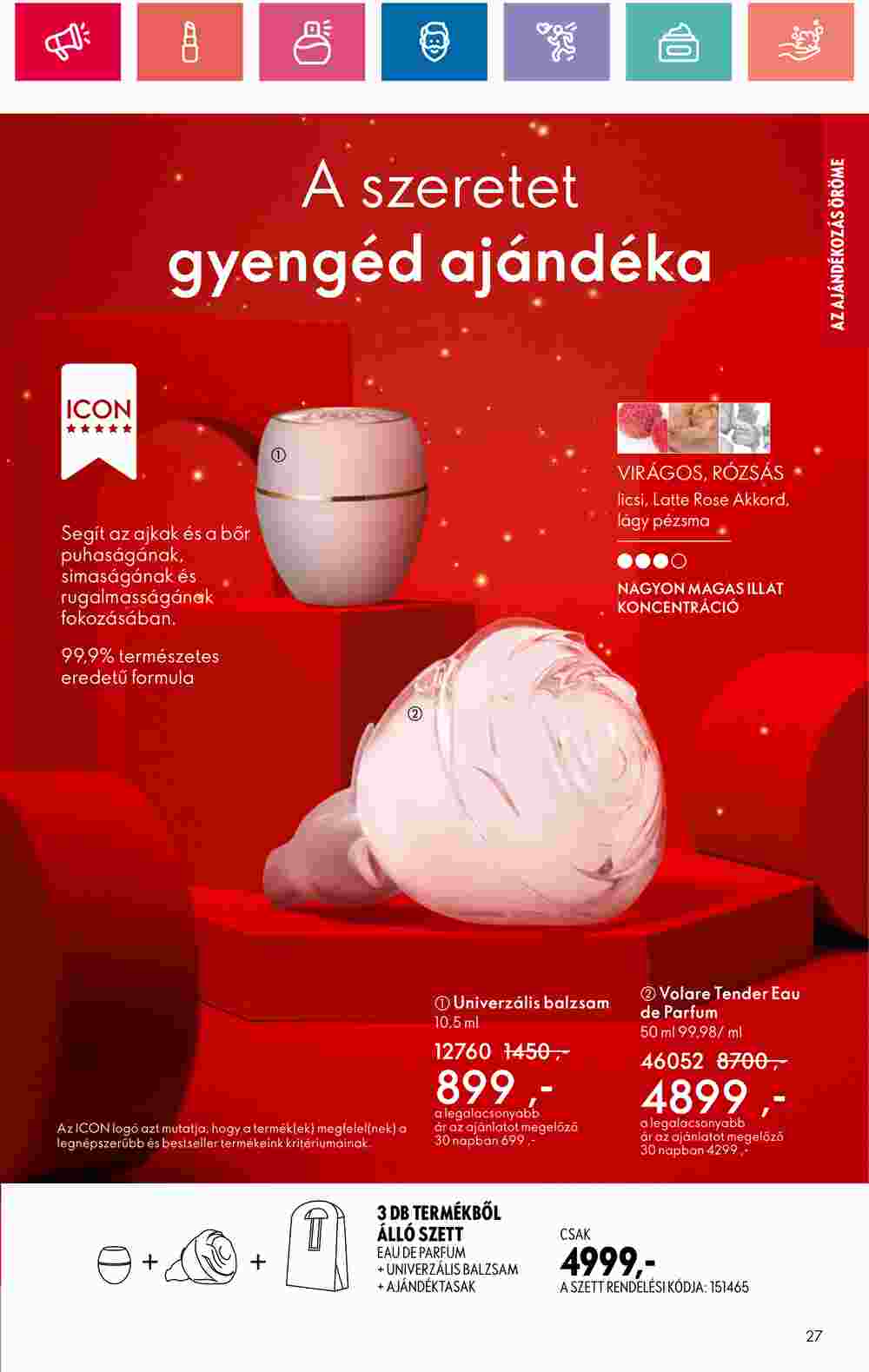 Oriflame akciós újság 2024.12.01-től - 27. oldal.