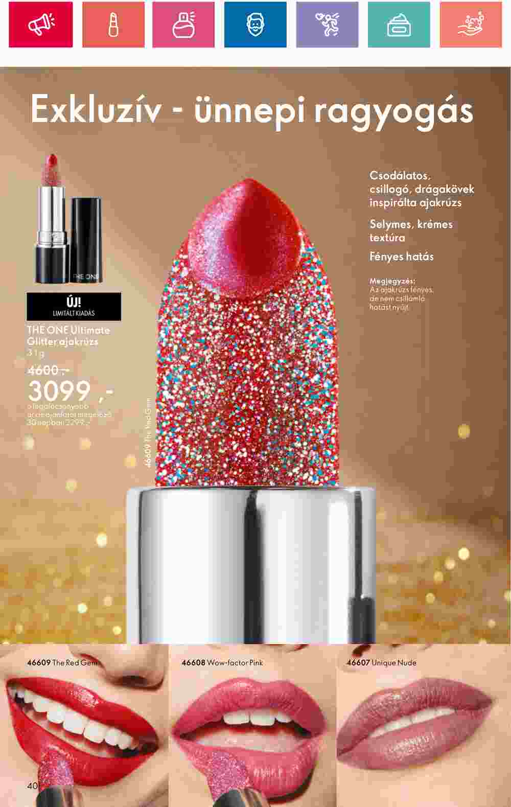 Oriflame akciós újság 2024.12.01-től - 40. oldal.