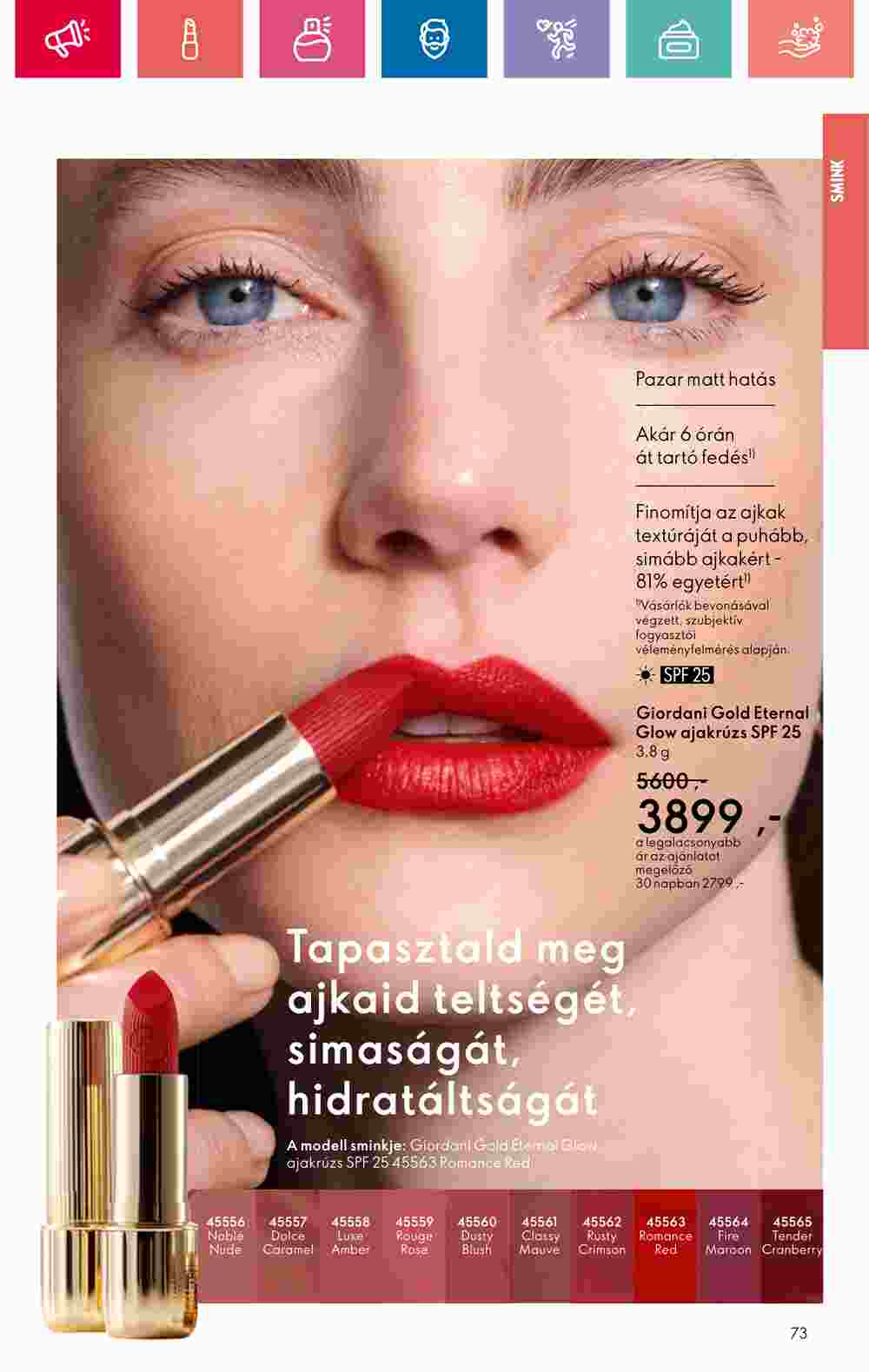 Oriflame akciós újság 2024.12.01-től - 73. oldal.