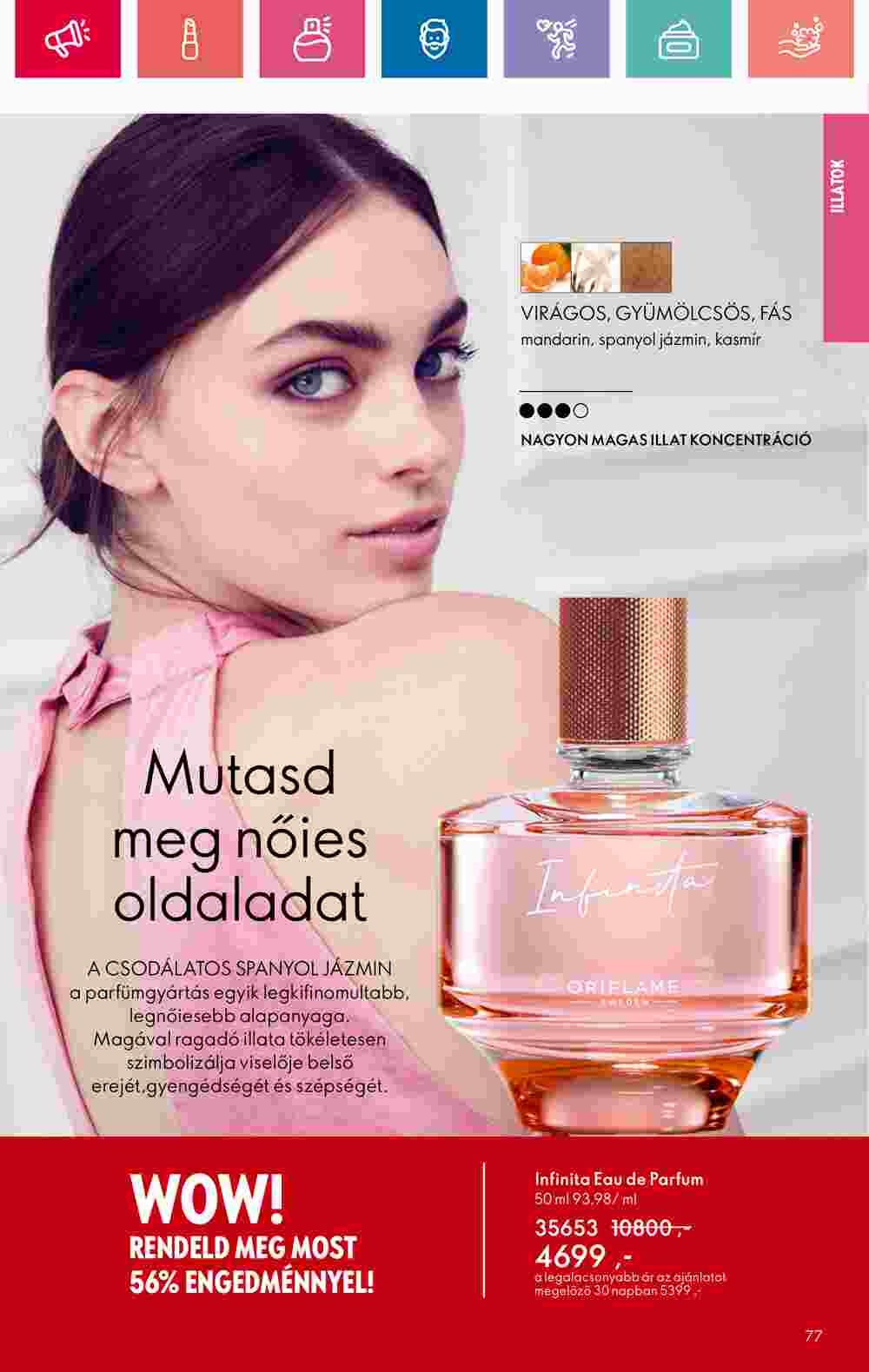 Oriflame akciós újság 2024.12.01-től - 77. oldal.