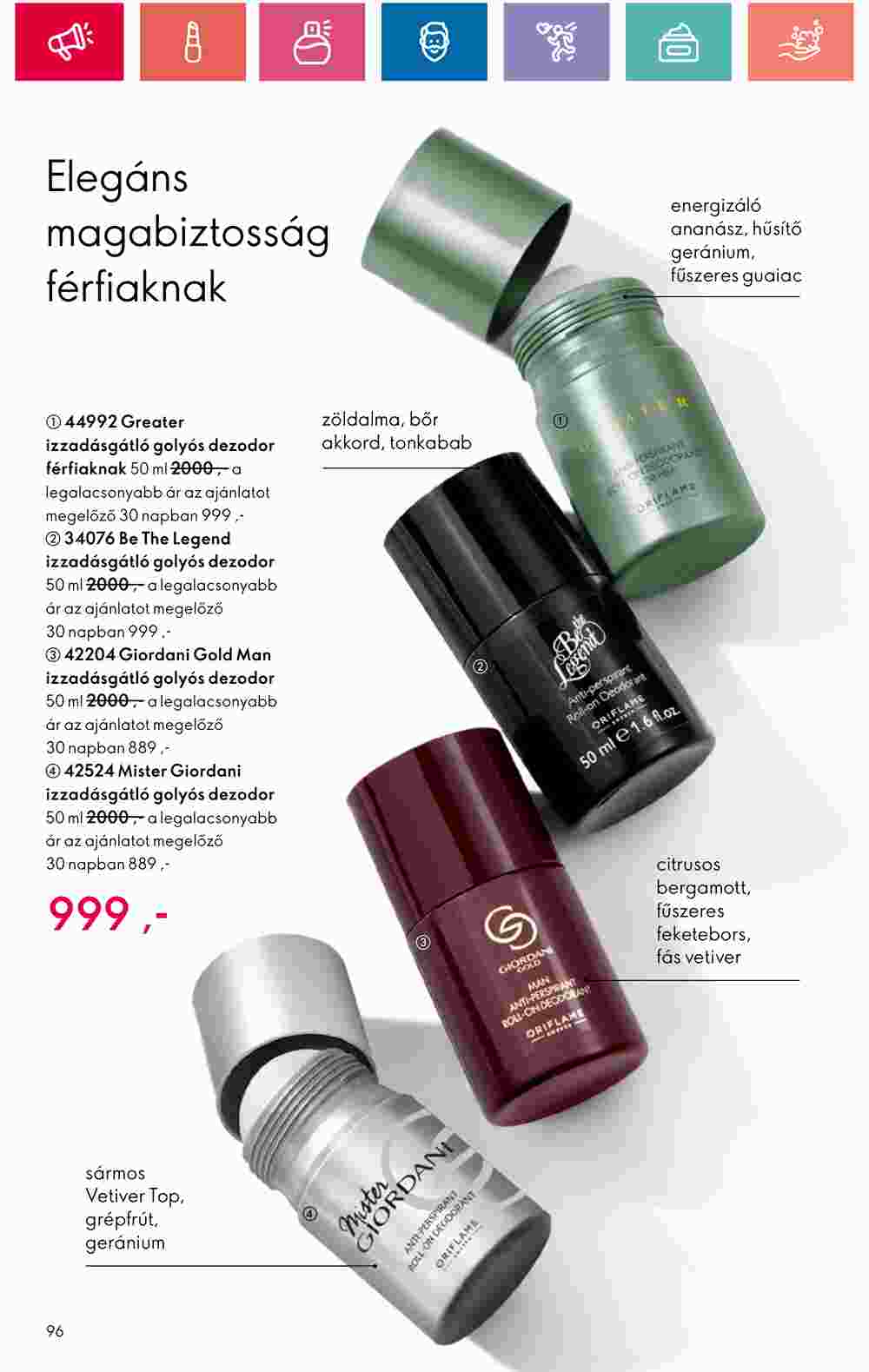 Oriflame akciós újság 2024.12.01-től - 96. oldal.