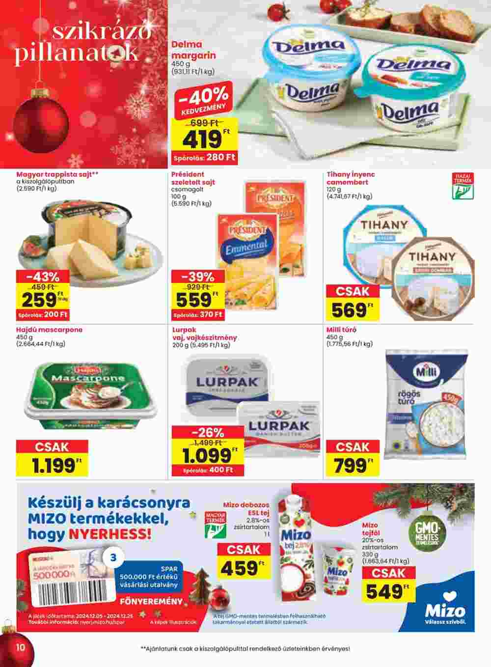 Spar akciós újság 2024.12.05-től - 10. oldal.