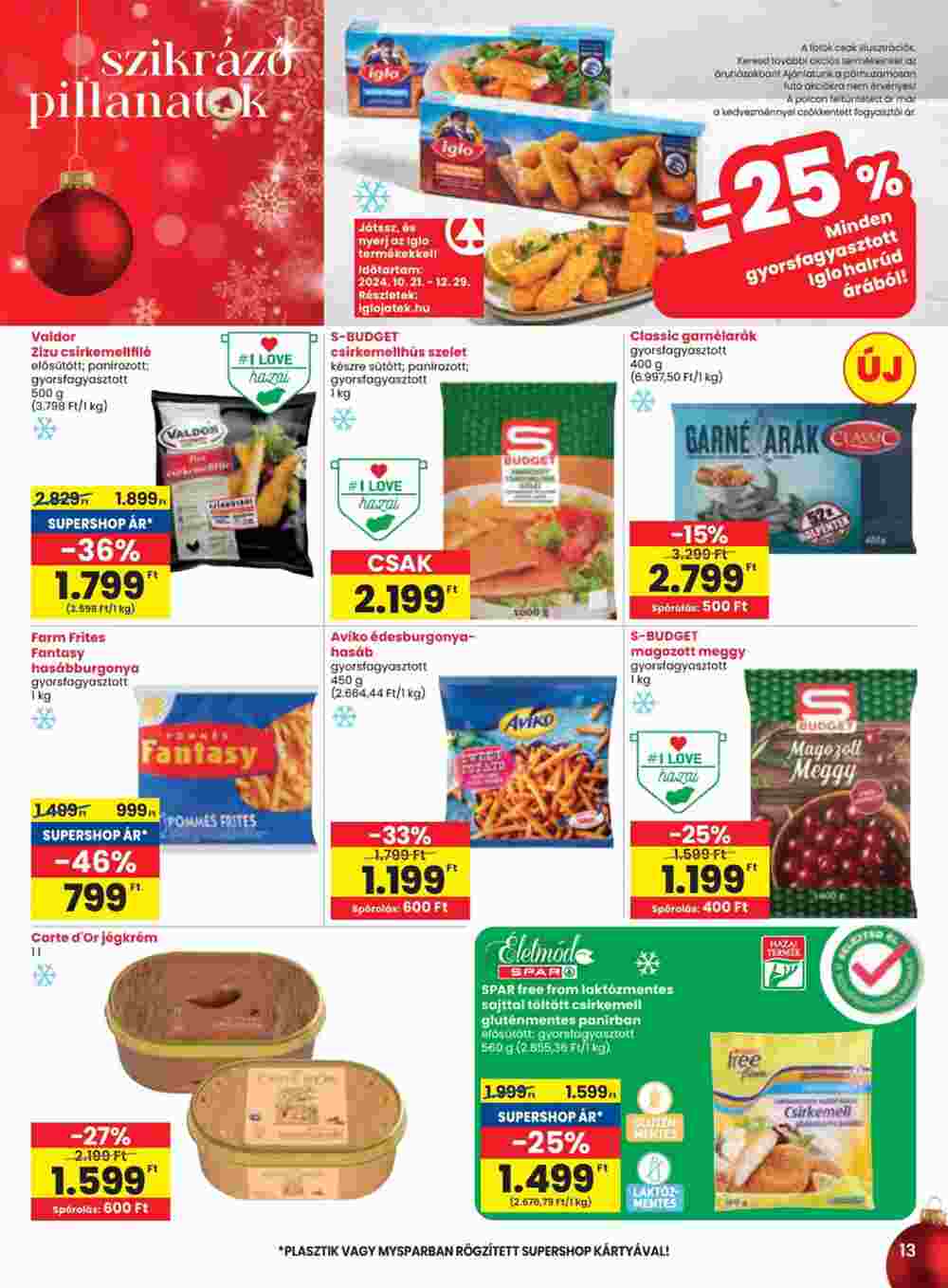 Spar akciós újság 2024.12.05-től - 13. oldal.