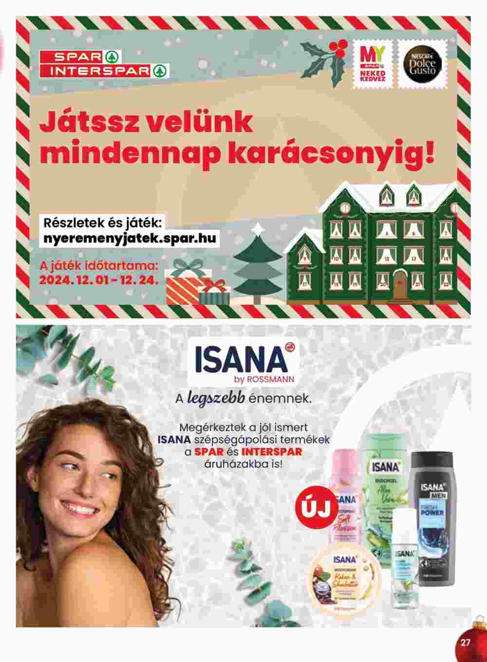 Spar akciós újság 2024.12.05-től - 27. oldal.