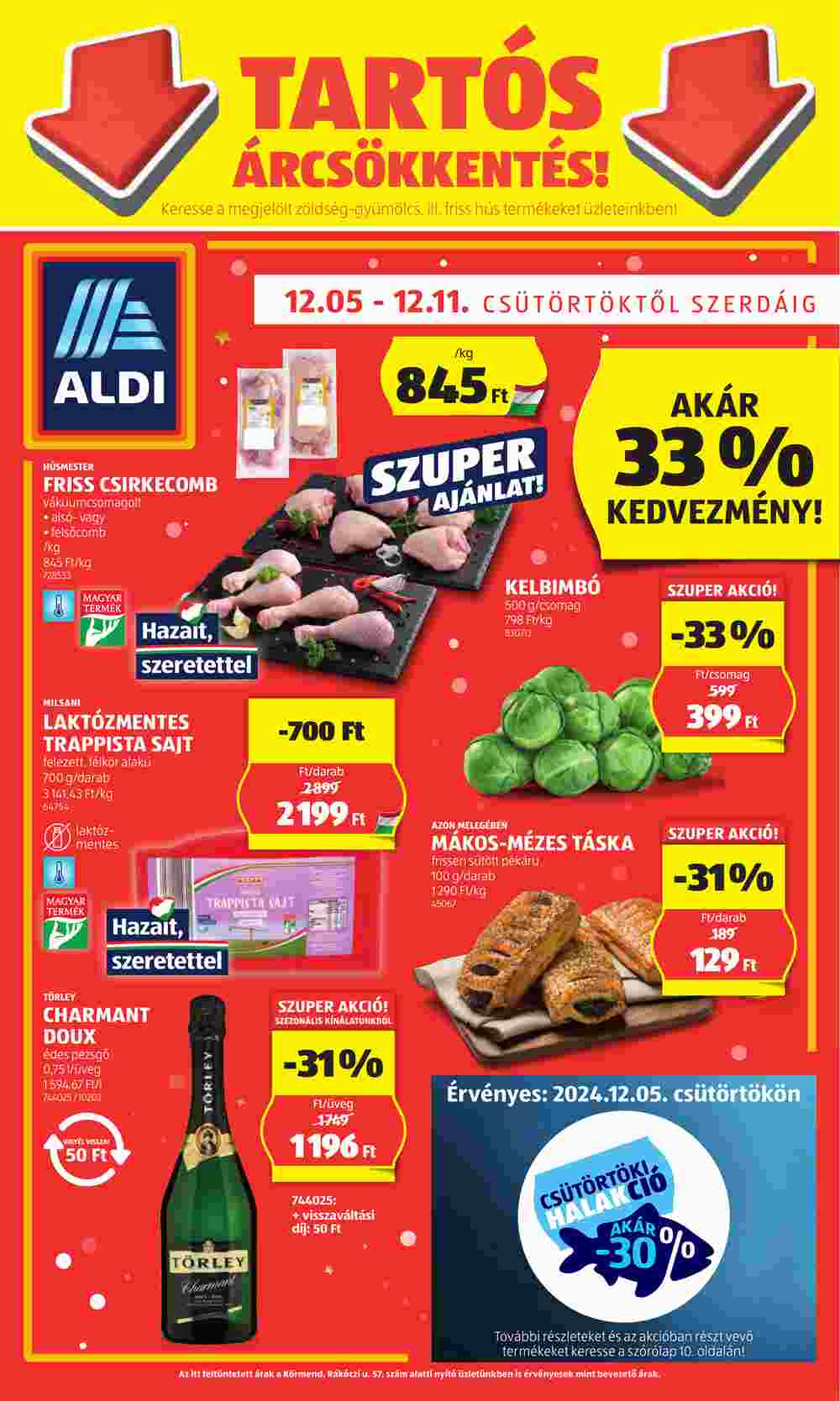 Aldi akciós újság 2024.12.05-től - 1. oldal.