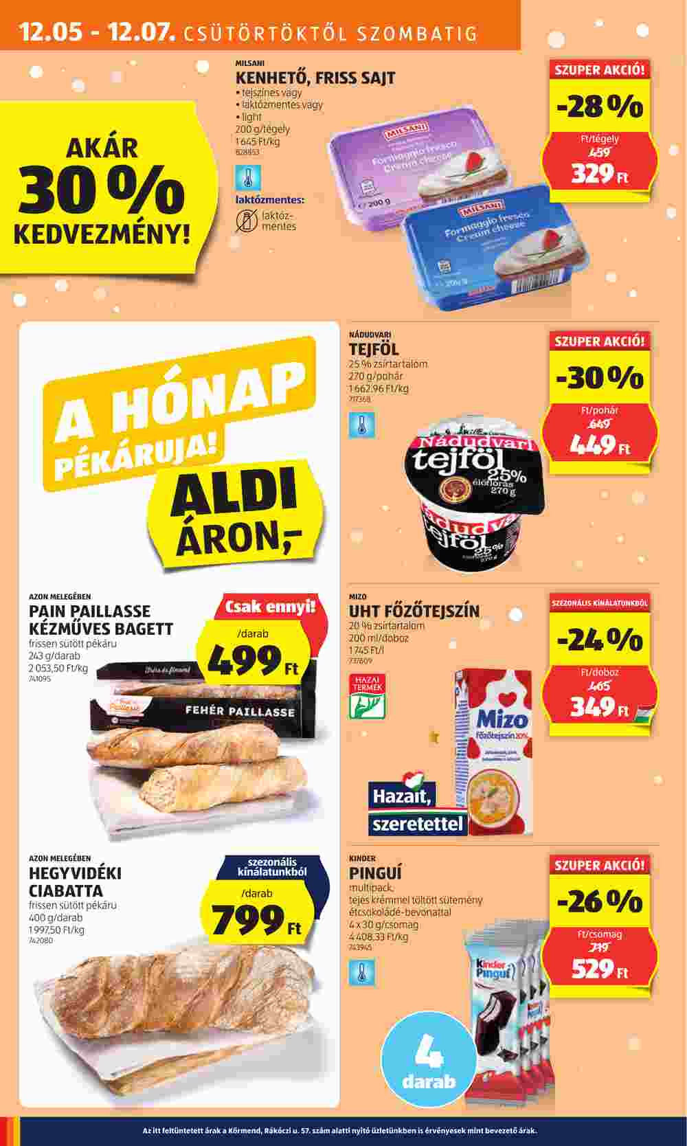 Aldi akciós újság 2024.12.05-től - 12. oldal.