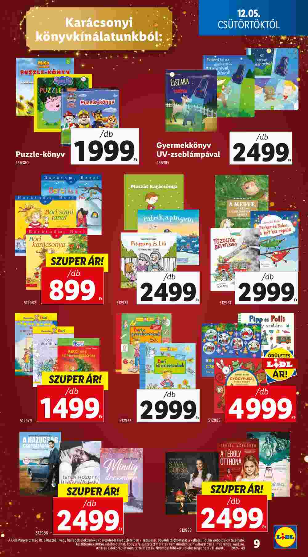 Lidl akciós újság 2024.12.05-től - 9. oldal.