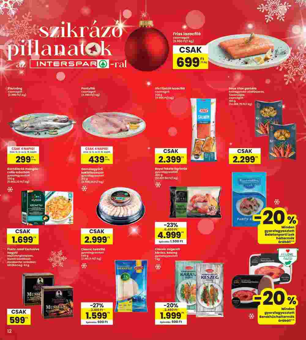 Interspar akciós újság 2024.12.12-től - 12. oldal.