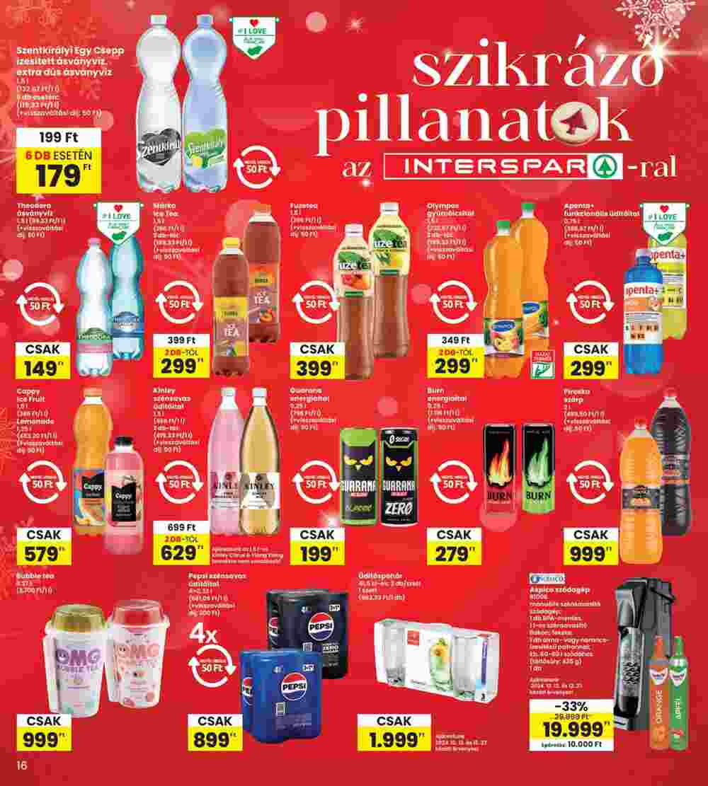 Interspar akciós újság 2024.12.12-től - 16. oldal.