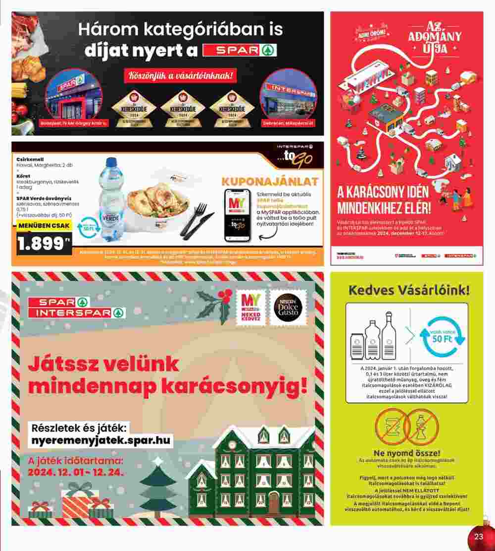 Interspar akciós újság 2024.12.12-től - 23. oldal.