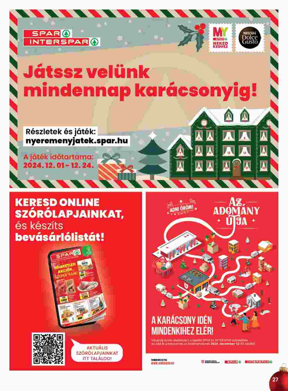 Spar akciós újság 2024.12.12-től - 27. oldal.