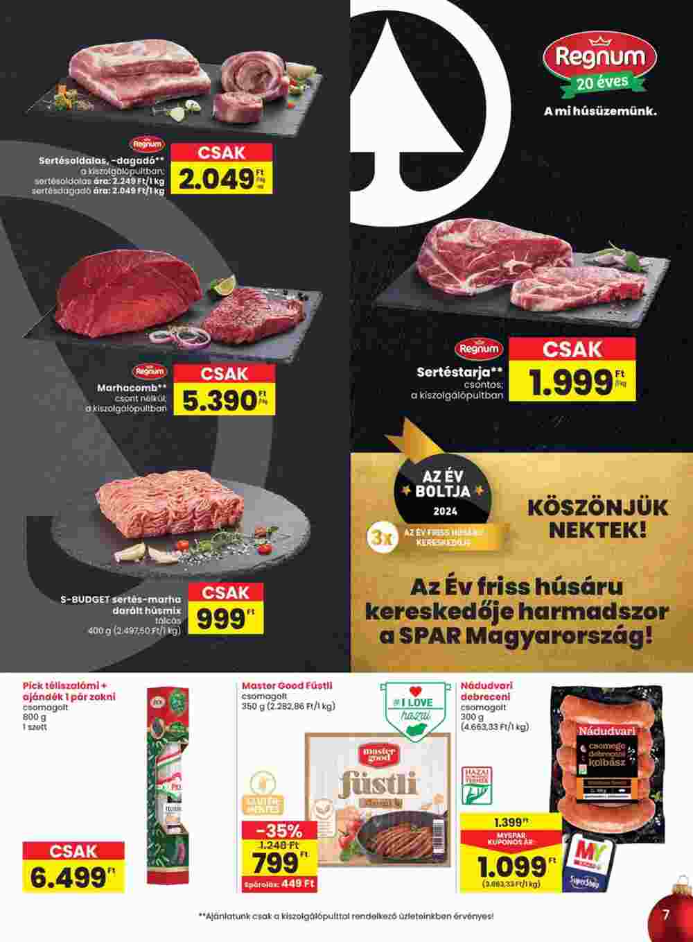 Spar akciós újság 2024.12.12-től - 7. oldal.