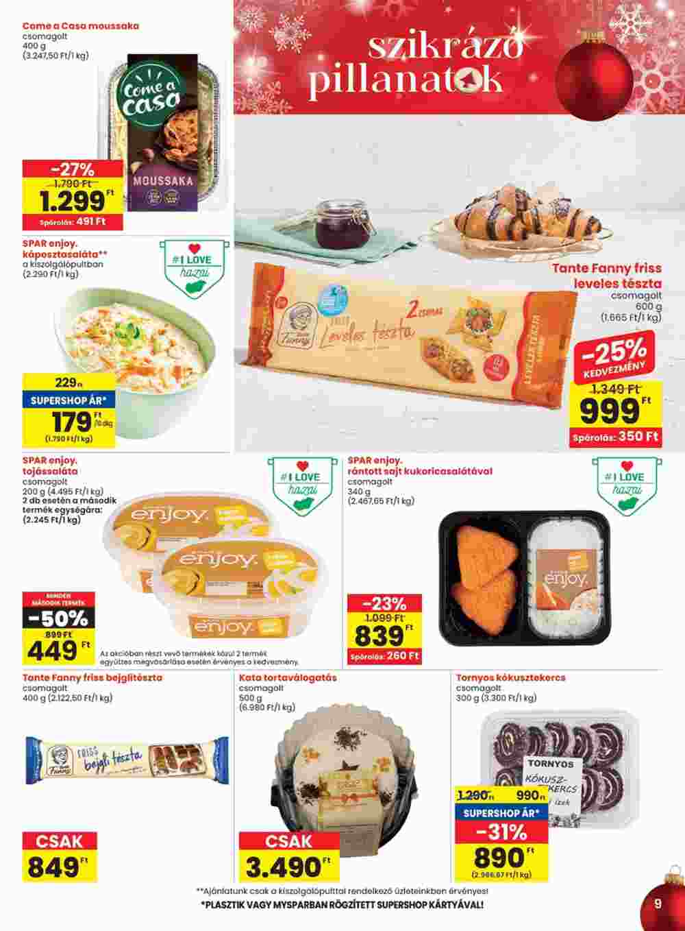 Spar akciós újság 2024.12.12-től - 9. oldal.