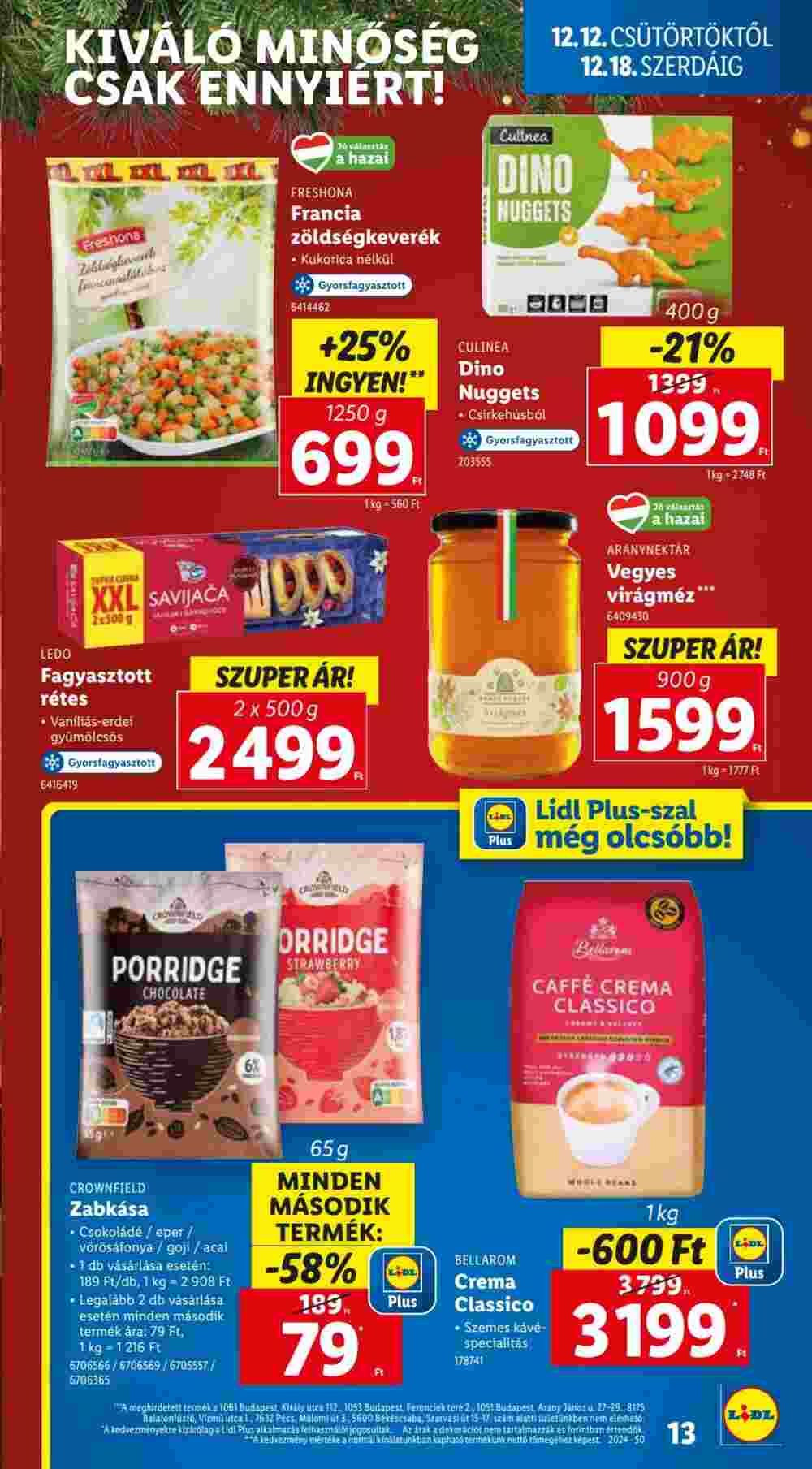 Lidl akciós újság 2024.12.12-től - 13. oldal.