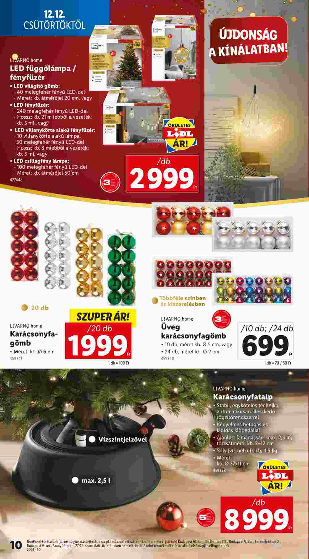 Lidl akciós újság 2024.12.12-től - 10. oldal.