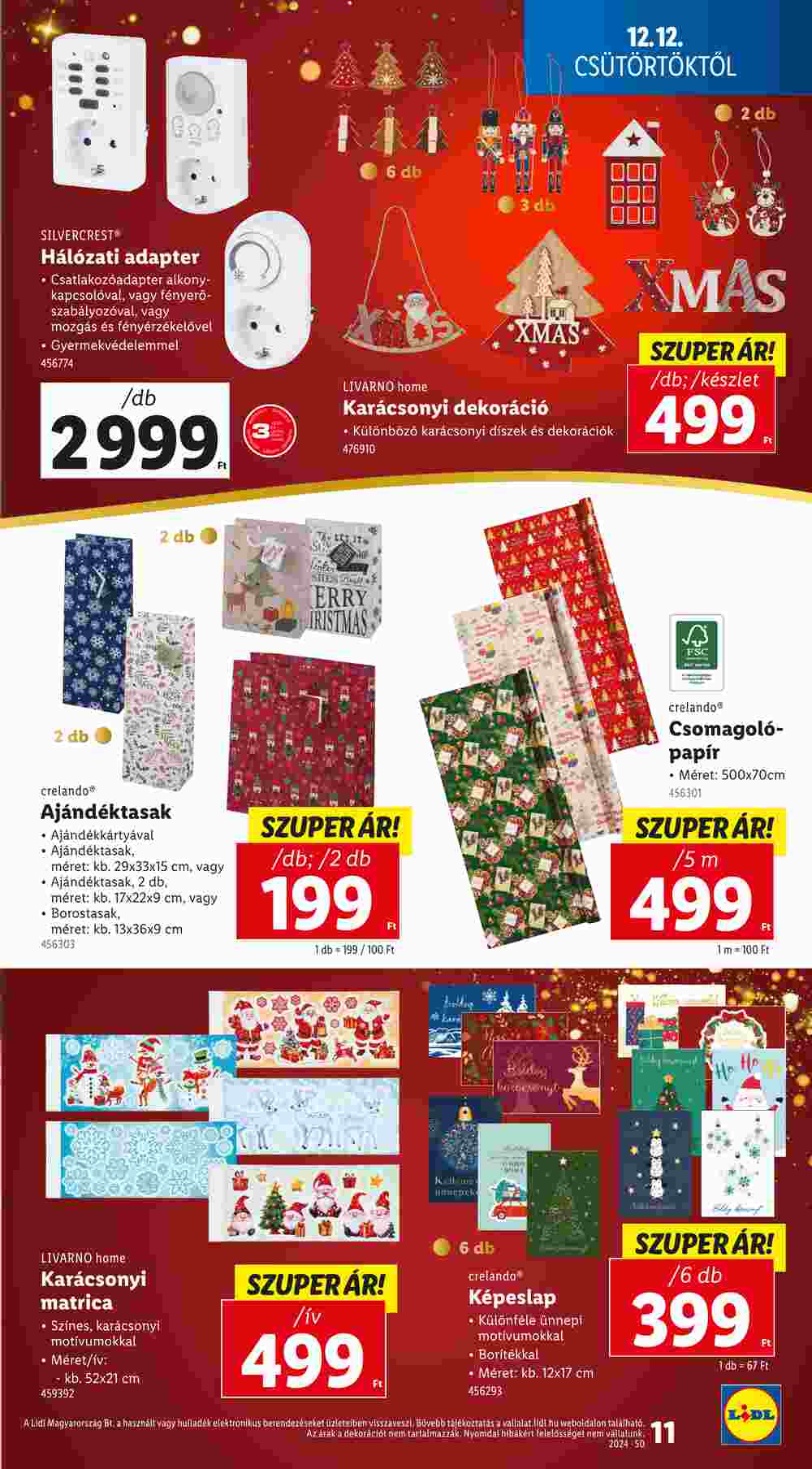 Lidl akciós újság 2024.12.12-től - 11. oldal.